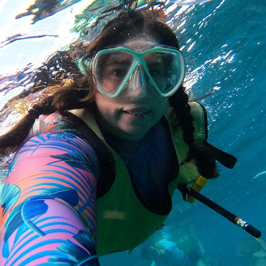 Adult photo of Ashley snorkeling in Marathon