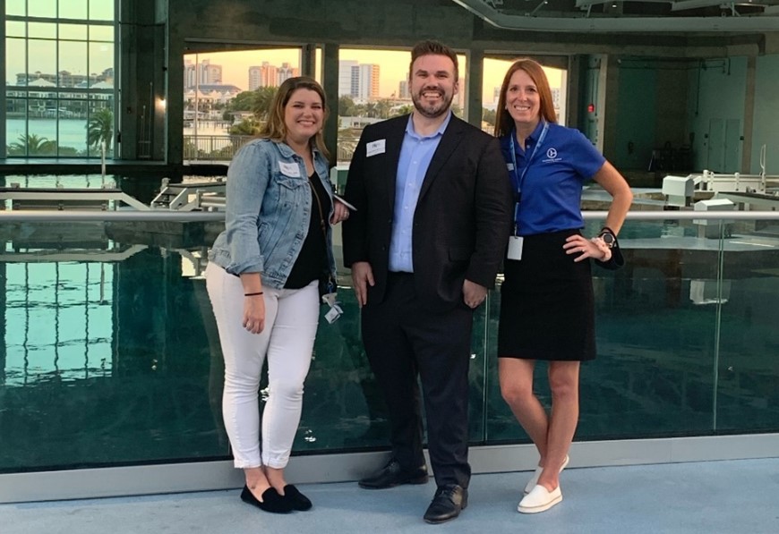 Three PRSA Tampa Bay presidents at chapter event