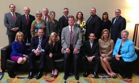 Group of people dressed in business attire